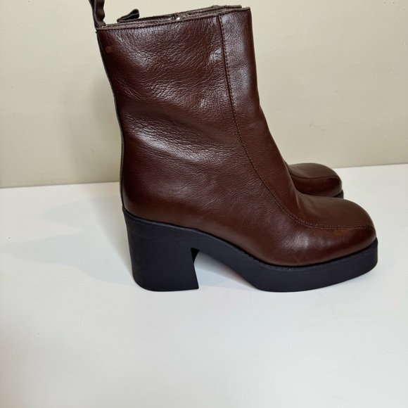 Steve Madden Hope Brown Leather boots size 11 - Picture 4 of 10